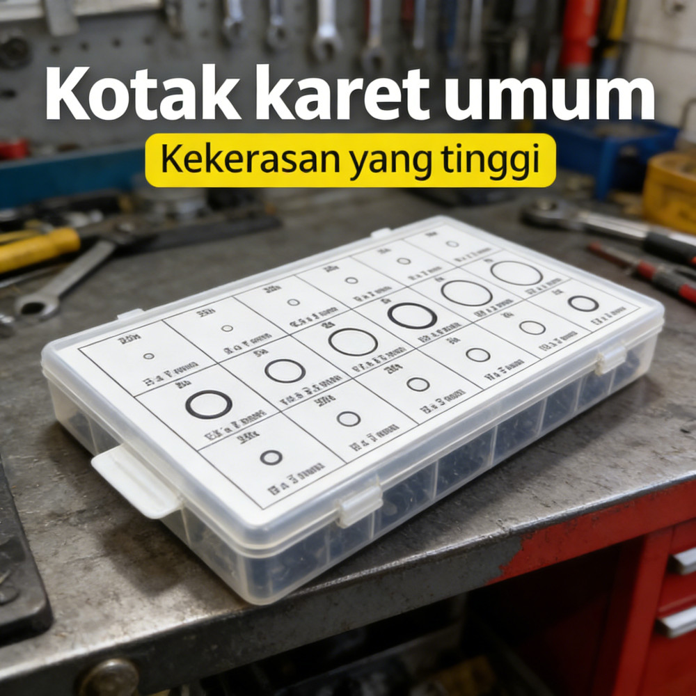 Set Box 225pcs O-Ring Seal Karet Multifungsi O Ring Seal Tightening Rubber