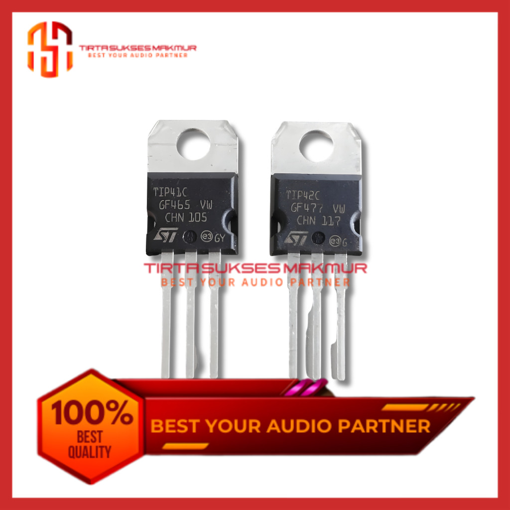 TIP42 ASLI ORIGINAL (1BH) merk  TIP 42C ORI TIP 42 TIP 42C