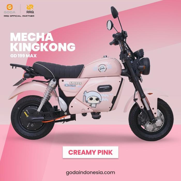 GODA - Sepeda Listrik 72V 20 AH 1500 W- MECHA GD 199 PRO - sweet pink