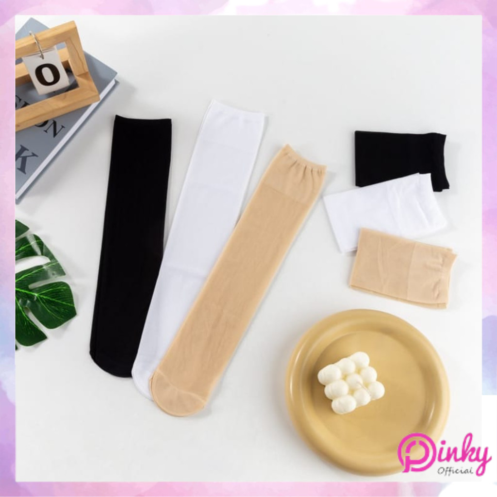 Pinky kaos Kaki Stocking WanitaTransparan Stocking Legging Lingerie Sexy 2162