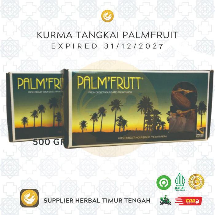 GROSIR Kurma Tangkai Tunisia Palmfrutt Kemasan 500gr Palmfruit