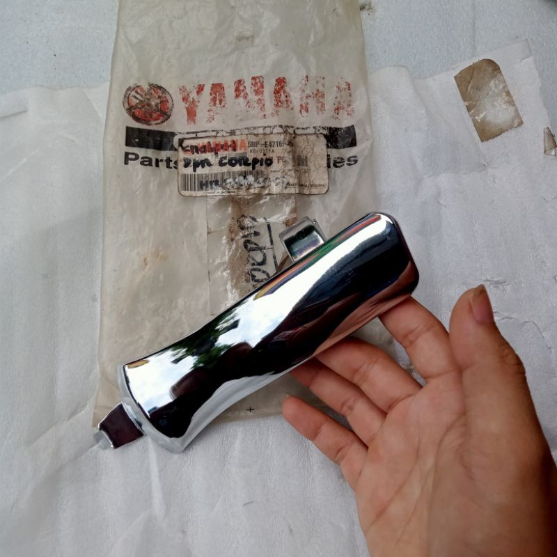 PROTECTOR MUFFLER PELINDUNG KNALPOT 1 KECIL SCORPIO G LAMA ORIGINAL NOS YGP 5BP-E4718-00