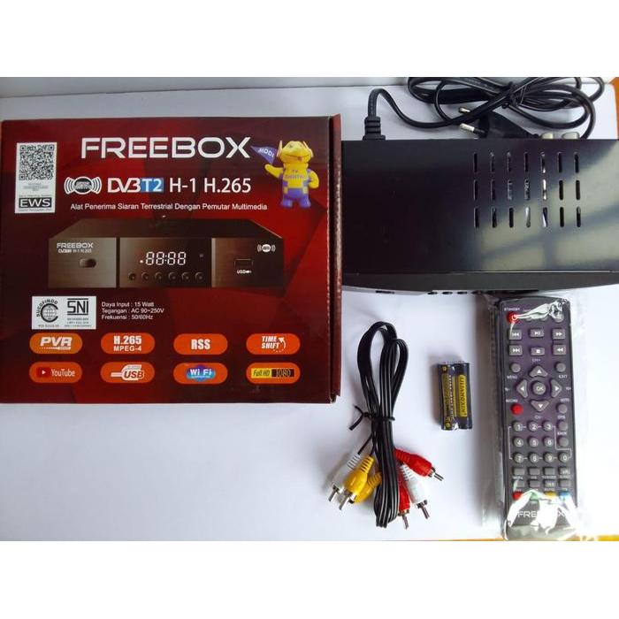 STB TV Digital Murah Support WiFi Cocok untuk TV Tabung dan LED Full HD 1080p - EVINIX, STB ONLY