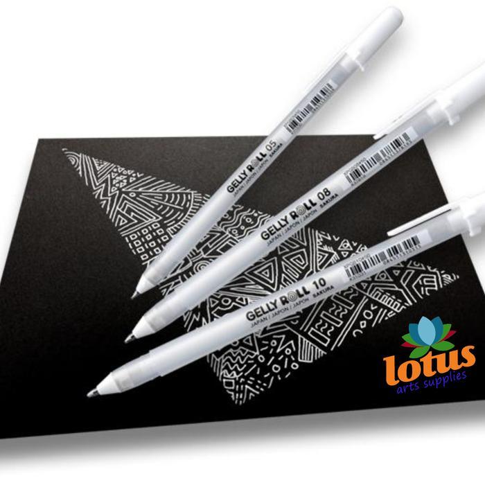 SAKURA GELLY ROLL PEN WHITE - Fine 05
