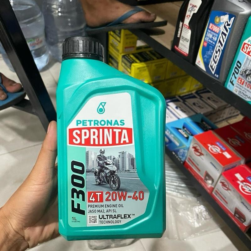 OLI Petronas Sprinta F300 4T 20W-40 Oli Mesin Premium JASO MA2 API SL Ultraflex 1L