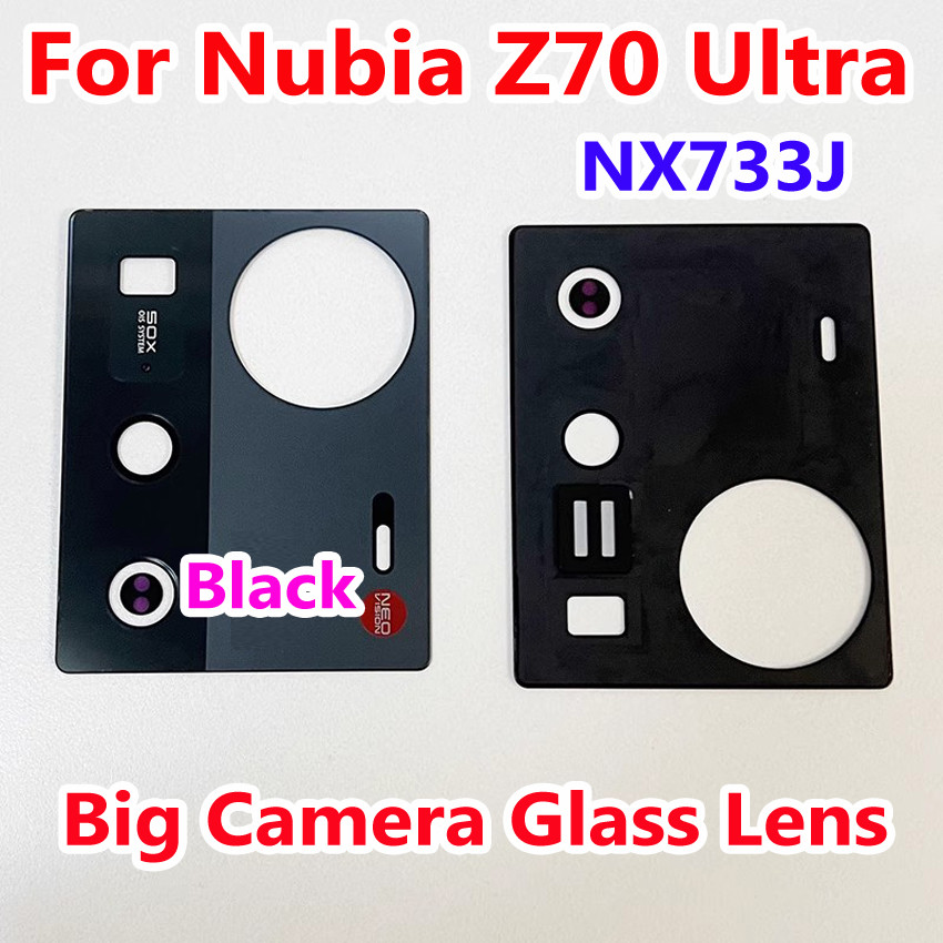1pcs Rear Back Main Camera Glass Lens For ZTE Nubia Z70 Ultra Z70Ultra NX733J Repair Replacement Par