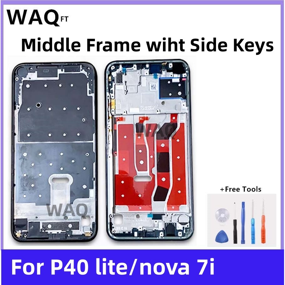 Middle Frame Housing Parts Middle Plate Cover Only LCD Display Bezel Replacement For Huawei P40 LITE