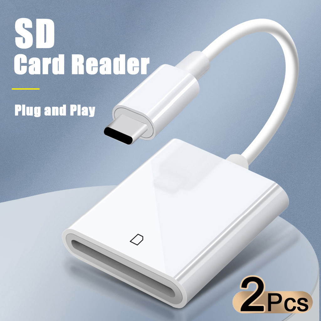 Type-c to SD OTG Card Reader Plug and Play for iPhone 16 15 Pro Pro Max Plus iPad Mini6 Air4 Pro Sam