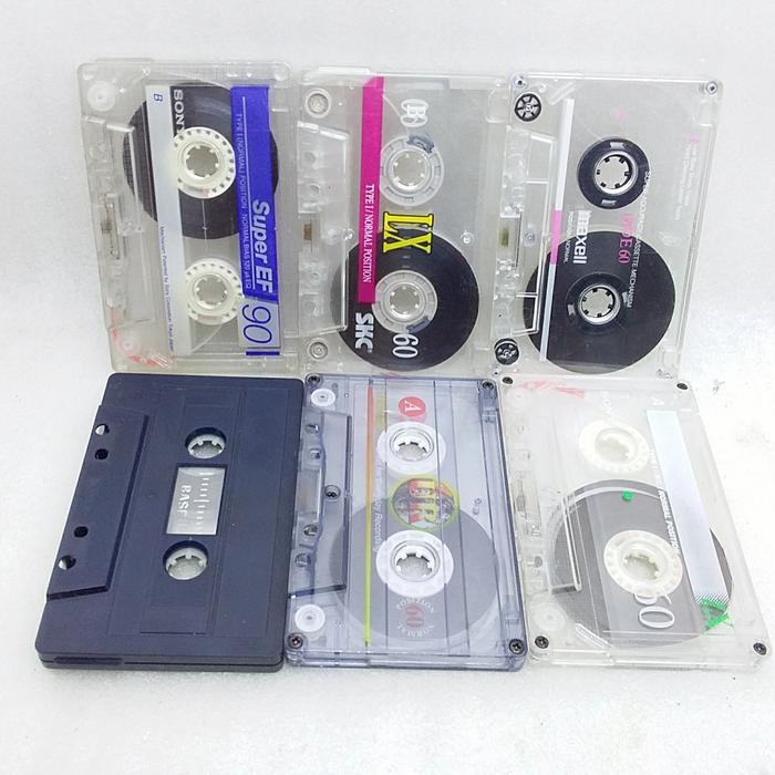 kaset pita kosong bekas Sony TDK Maxell Basf 60 90 menit rekaman record