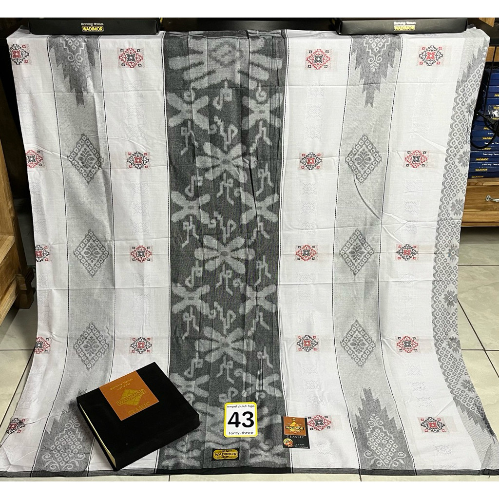 ARDIOSHOP SARUNG TENUN WADIMOR JACQUARD ANTIK CLASSIC SONGKET MOTIF TIMBUL EXCLUSIVE TERBARU JACQUAR
