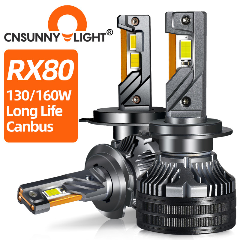 H7 LED Headlight Bulbs Conversion Kit H11 H4 H8 9005 9006 H1 Car LED Headlights 3570 CSP ips 6000K C