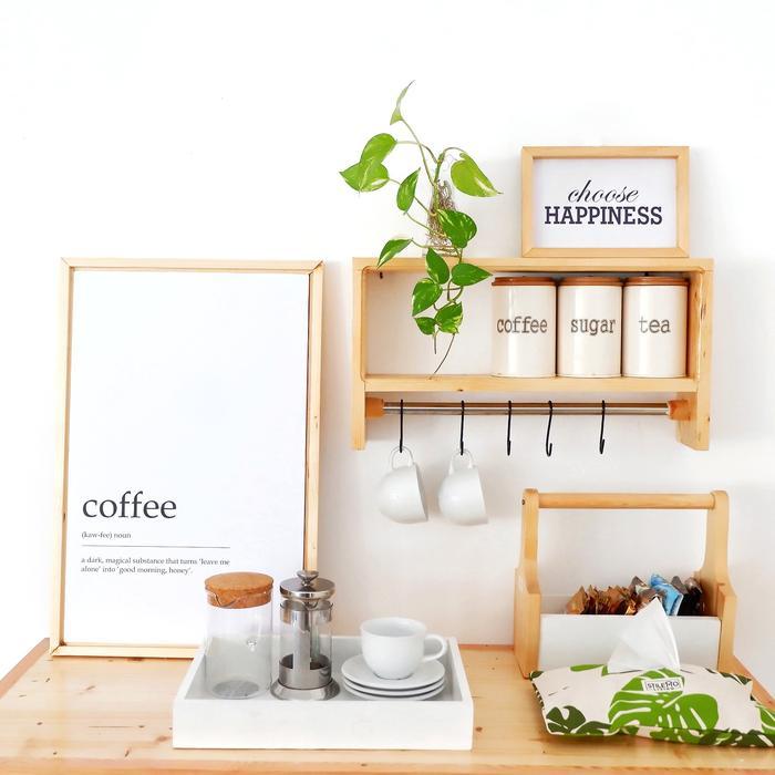 STILETTO - Tray Rotan Persegi - Nampan/Alas/Tatakan rotan aesthetic - Dekorasi meja makan Kitchenwar