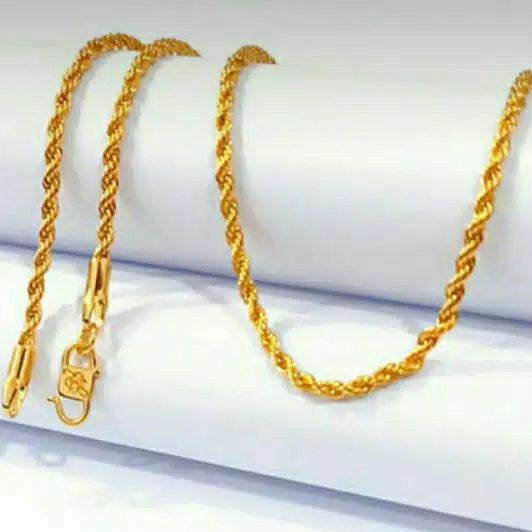 Kalung Tambang Titanium Kokot S Anti Karat Tidak Mudah Luntur Selamanya