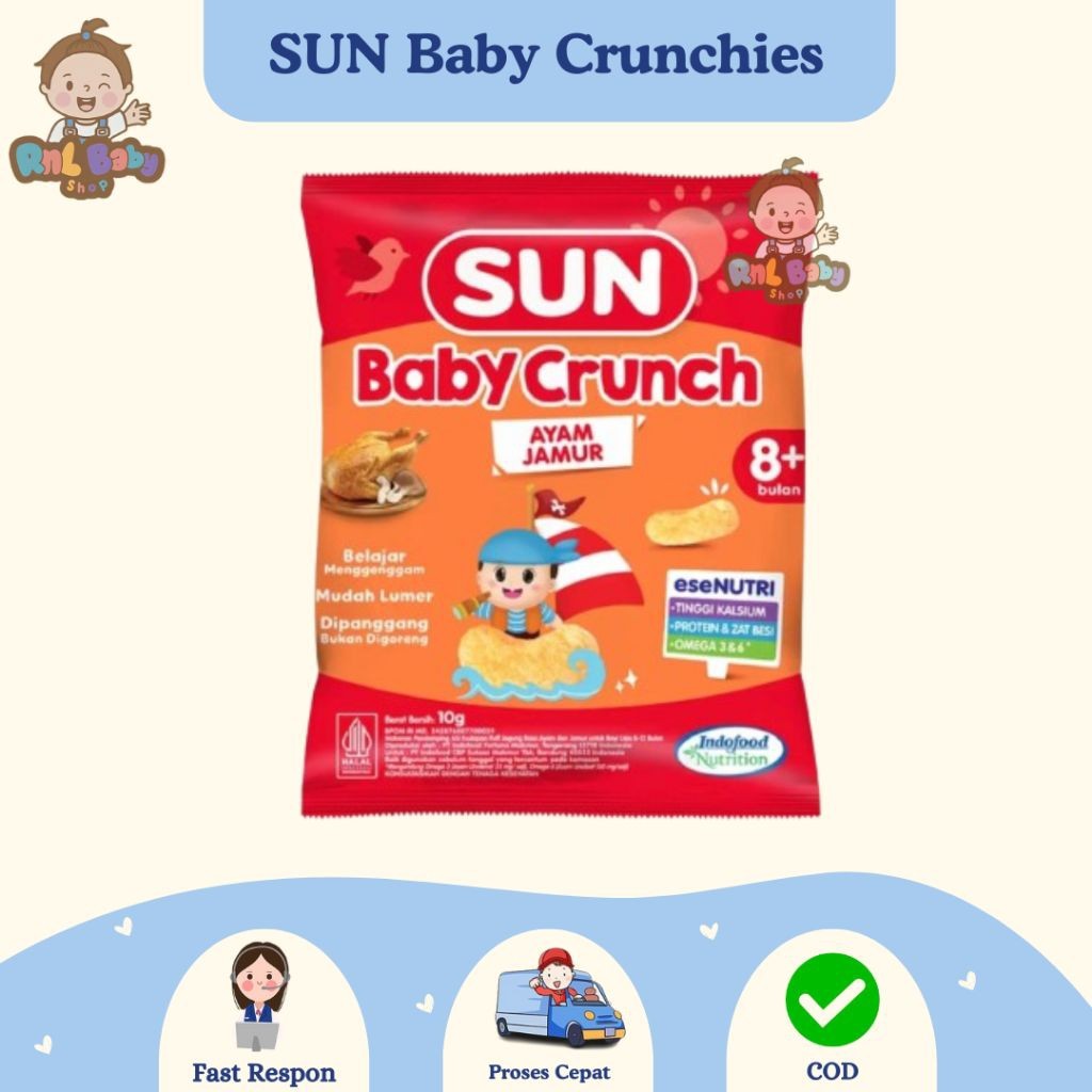 SUN Baby Crunch 10g - Cemilan Bayi