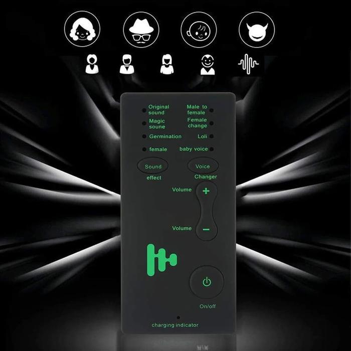 Headset perubah suara voice changer promo