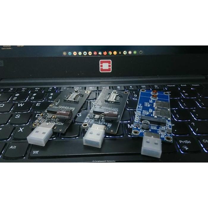 Adaptor NGFF key B to USB dengan slot sim | Adaptor modem rakitan - USB 3.0