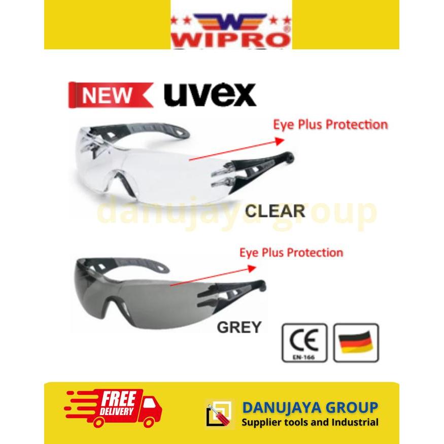 Kacamata Safety Pheos One CB Transparan Abu Pelindung Pengaman Mata Kerja Industri Proyek Uvex Germa