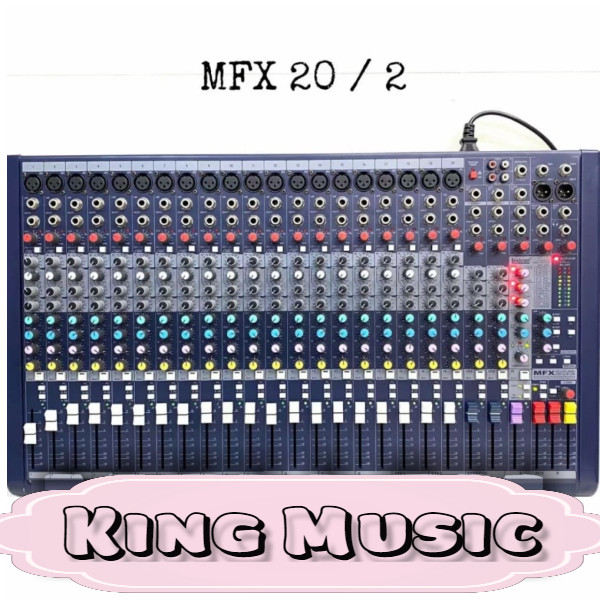 MIXER SOUNDCRAFT MFX 20 ( 20 CHANNEL )