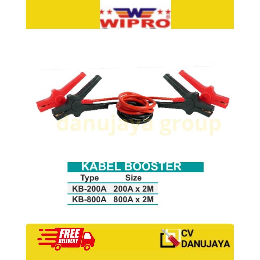 Kabel Booster Boster Jumper Cable Mobil Kabel Starter Aki KB-200A KB-800A x 2M 2 Meter 200 Ampere 80