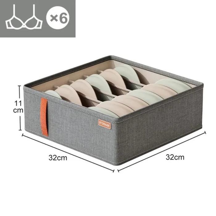 BOXWORLD ORGANIZER LEMARI PAKAIAN / ORGANIZER UNDERWARE / TEMPAT PENYIMPANAN UNDERWEAR - ORGANIZER L