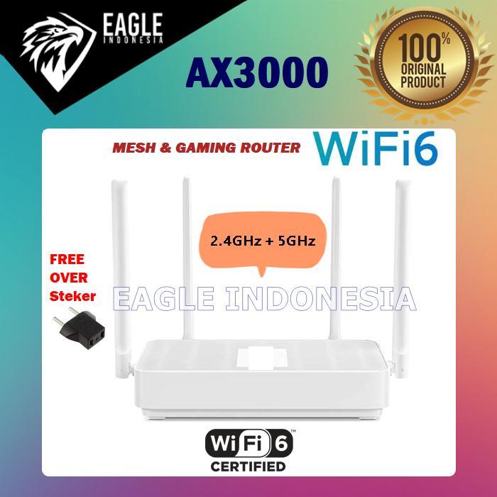 Mi AX3000 AX3000T GAMING Wifi 6 Router Mesh Gigabit Dual Band - AX3000T