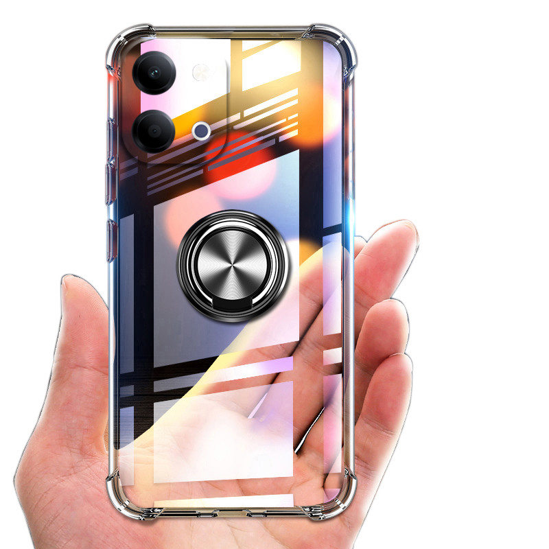 Phone case VIVO Y11D VIVO Y05 VIVO V70 Soft Clear Transparent Protector Shockproof Car Adsorb Holder