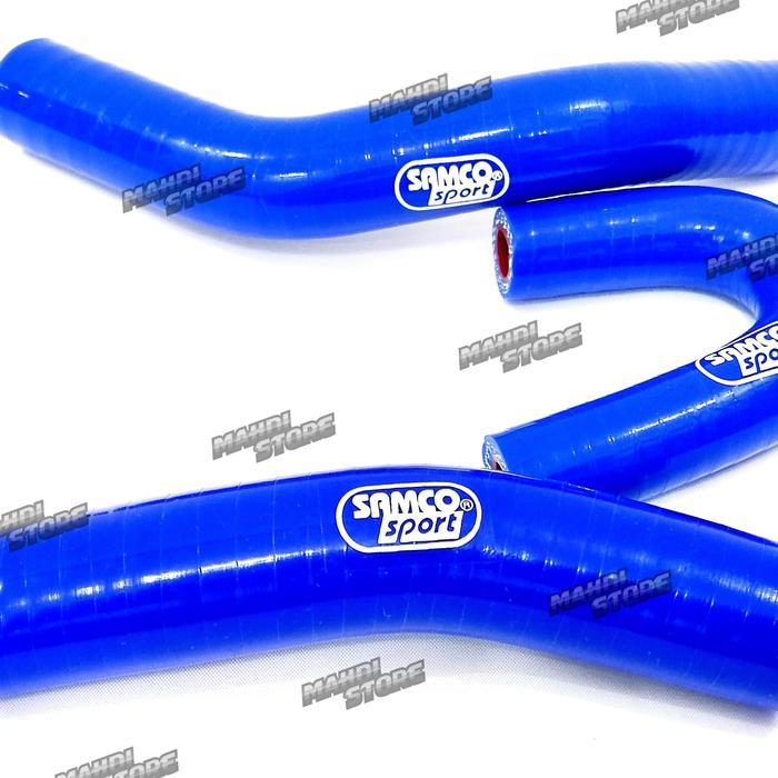 Selang Radiator SAMCO Vario 125 Bohlam 150 LED OLD NEW PCX ADV 150 Merah Biru ORIGINAL - BIRU