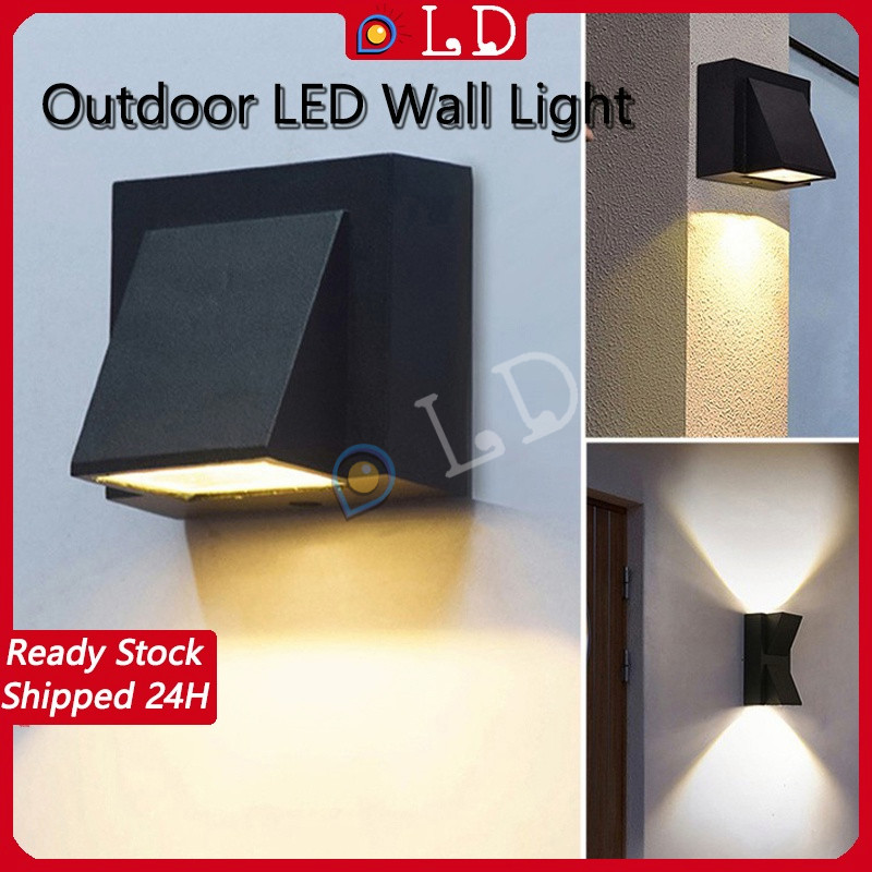 [COD] Lampu Dinding Modern Minimalis Lampu Pagar Lampu Teras Lampu Taman 220V Anti Air Warm White La