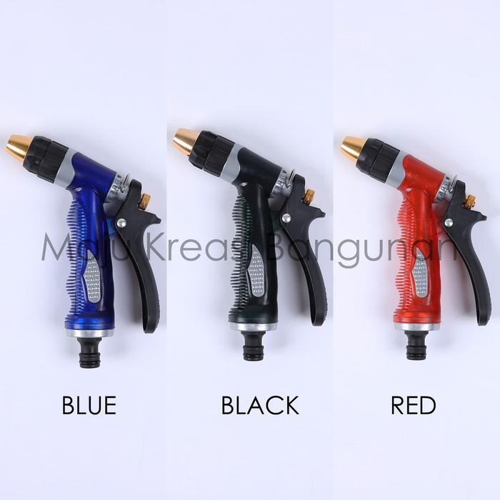 Semprotan Taman Soligen Air Selang Hose Nozzle Kuningan