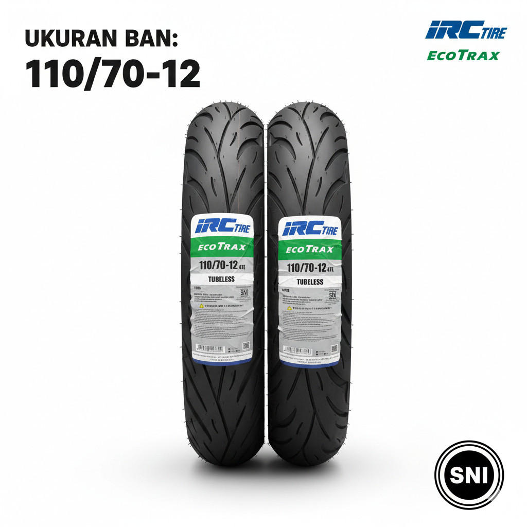 Ban Motor Fazzio Ring 12 110/70 IRC NR96 ECOTRAX Tubeless Fazzio Grand Filano
