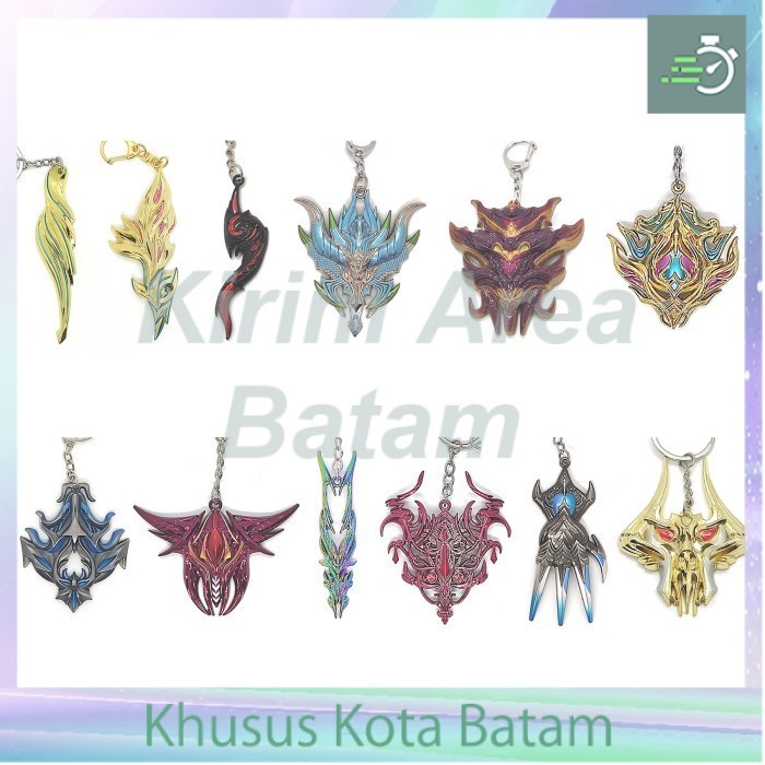 gantungan kunci 6 cm soul land douluo skull spirit bone