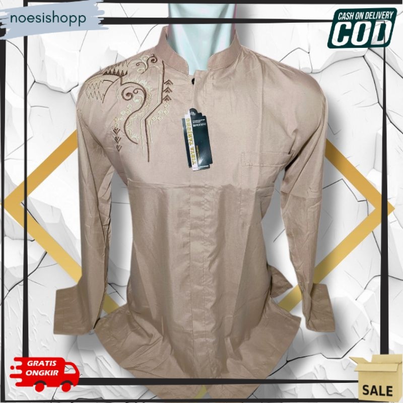 terbaru BAJU KOKO WARNA PANJANG MOTIF BAGUS/TIRTA TANJUNG MURAH BORDIR ASLI/ GROSIR BAJU KOKO MALANG