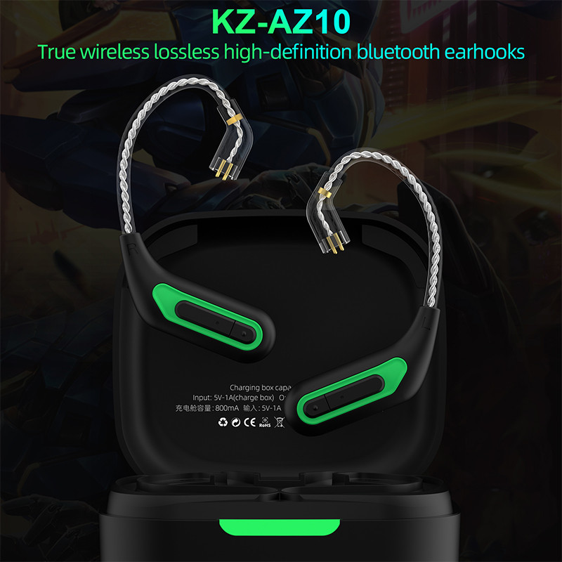 KZ AZ10 Upgrade Wireless Headphones Wire Bluetooth-compatible 5.2 Cable Wireless Ear Hook with argin