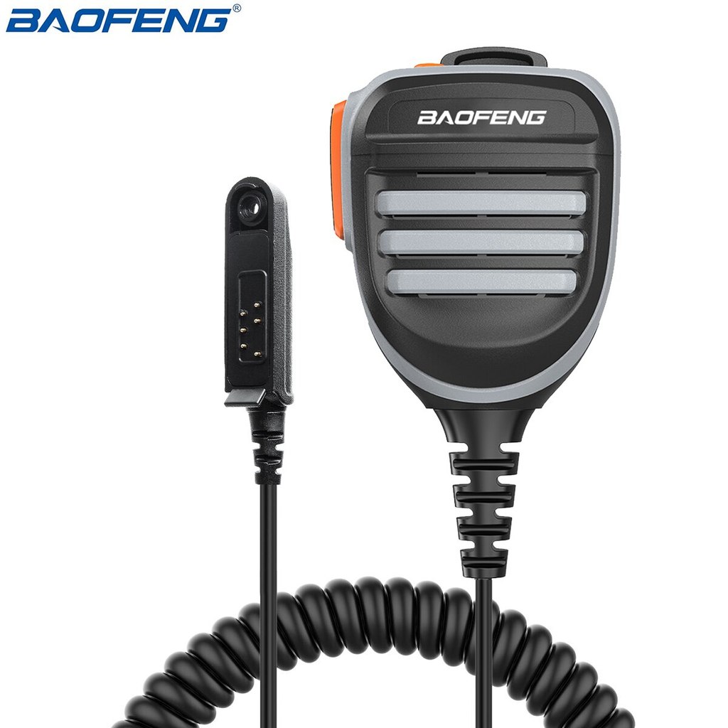 Baofeng Waterproof Speaker Mic Shoulder Microphone For BaoFeng UV XR UV 9R Pro Plus GT 3WP Waterproo