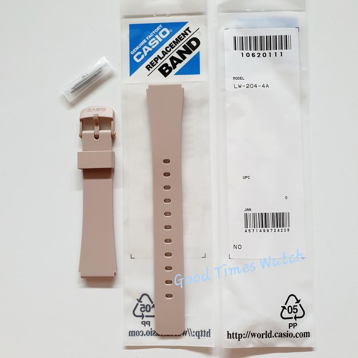 STRAP CASIO LW-204-4A LW 204 CASIO ORIGINAL