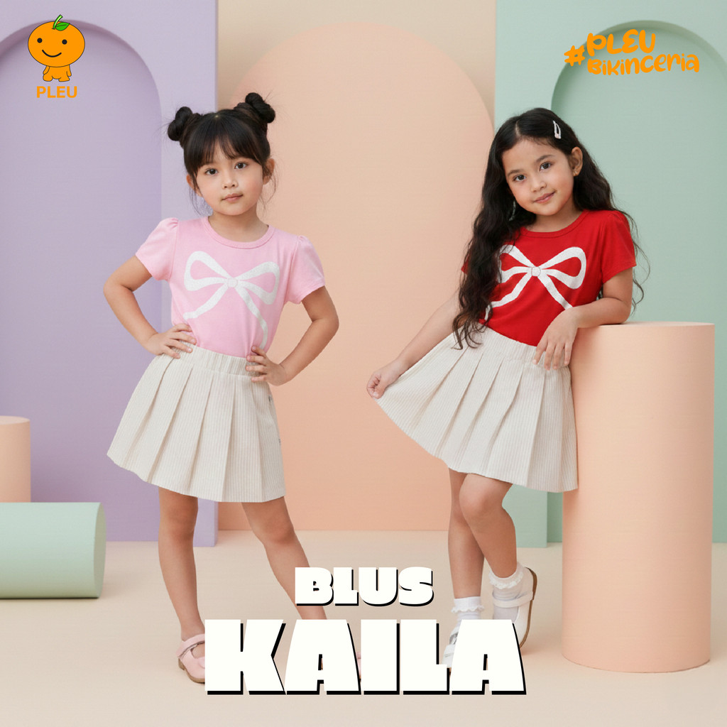 PLEU Blus Kaila | Baju Anak Perempuan Usia 1-3 Tahun