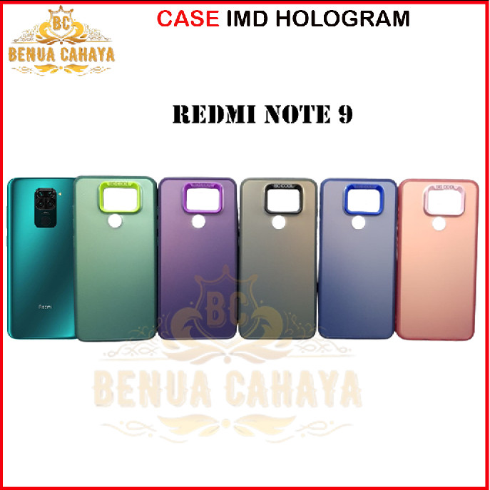 CASE PLATE IMD HOLOGRAM REDMI NOTE 9 PRO / NOTE 9 / NOTE 9S