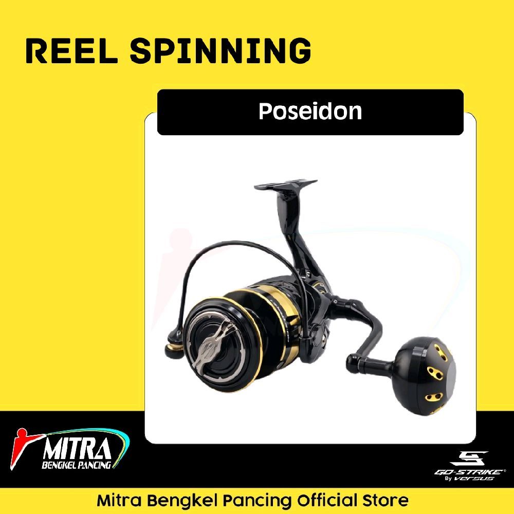 Reel GoStrike Poseidon 6000HG Saltwater Resistance Reel Pancing Original