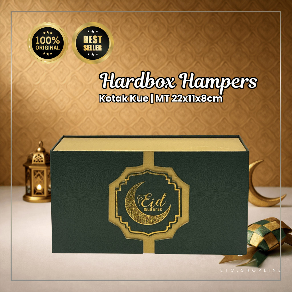Box Kue Magnet Tengah 22x11x8cm Kotak Lapis Legit Hardbox Tebal Hampers Lebaran Idul Fitri Imlek