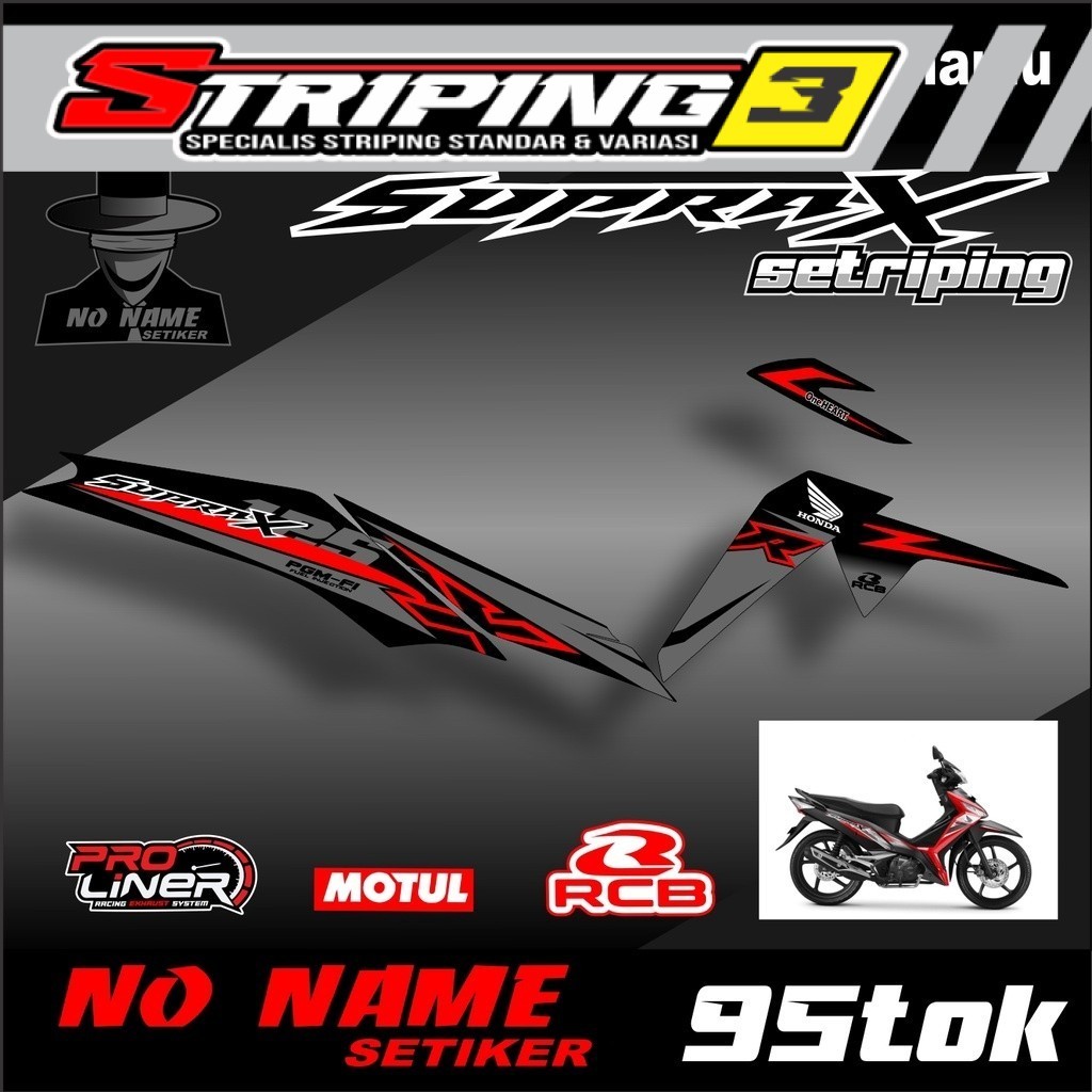 Striping List Variasi Supra X 125 Striping List Motor Supra X 125 Fi
