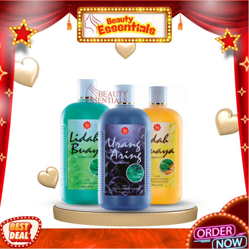Viva Shampoo Lidah Buaya Extract Ginseng  400ml | Shampoo Lidah Buaya ALOEVERA