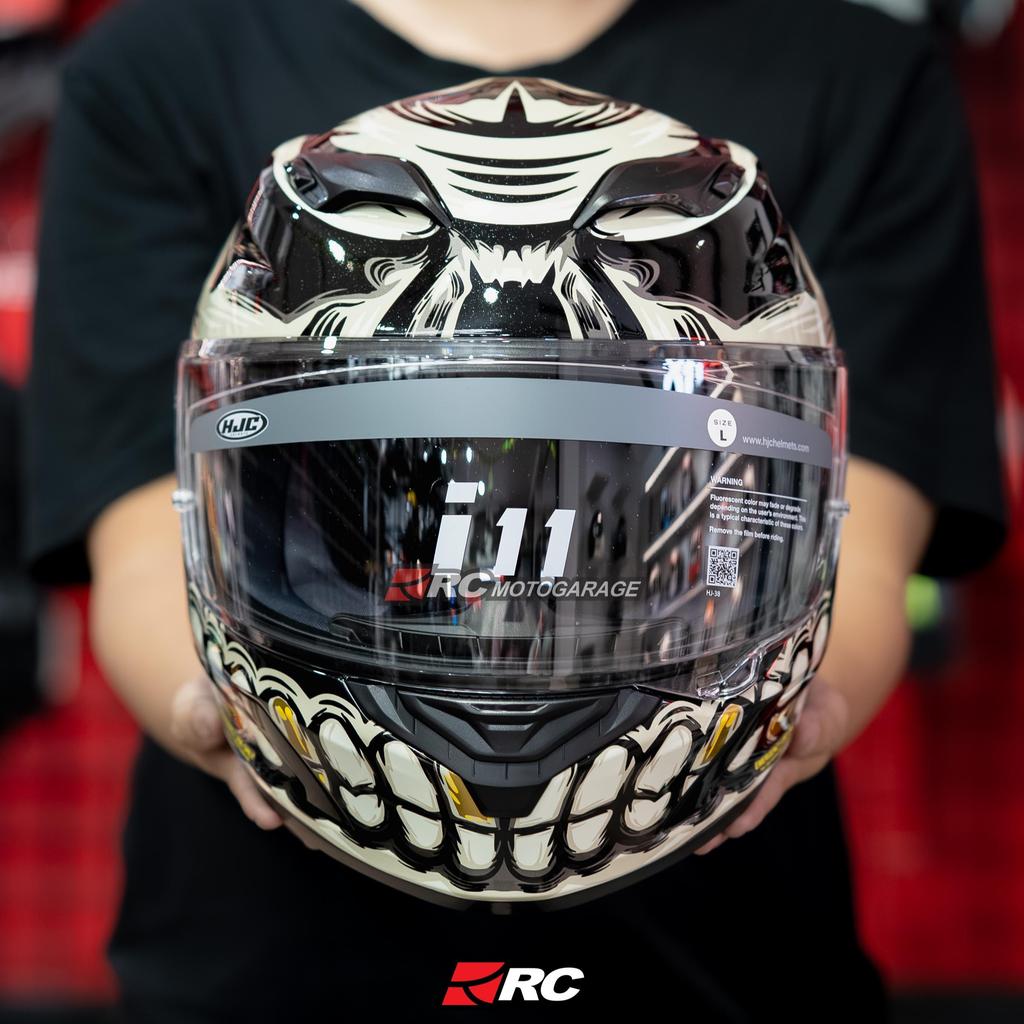 Helm Motor Full Face - HJC i11 Acid Skull MC5