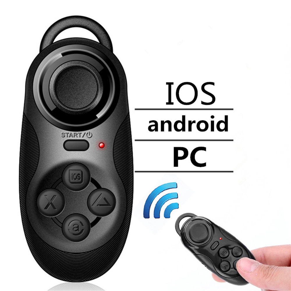 Remote Control Joystick Bluetooth Nirkabel Mini USB Untuk Xiaomi iPhone 8 IOS Android VR PC Ponsel T