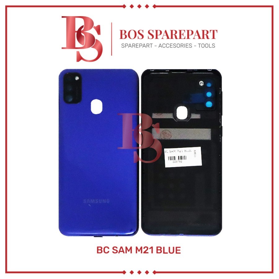 Bos Sparepart Jakarta - TUTUP BELAKANG SAMSUNG M21 /  BACKDOOR BACKCOVER
