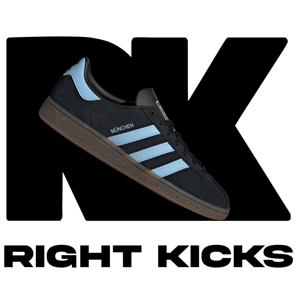 Adidas Munchen Black Sky Blue (JR3903)