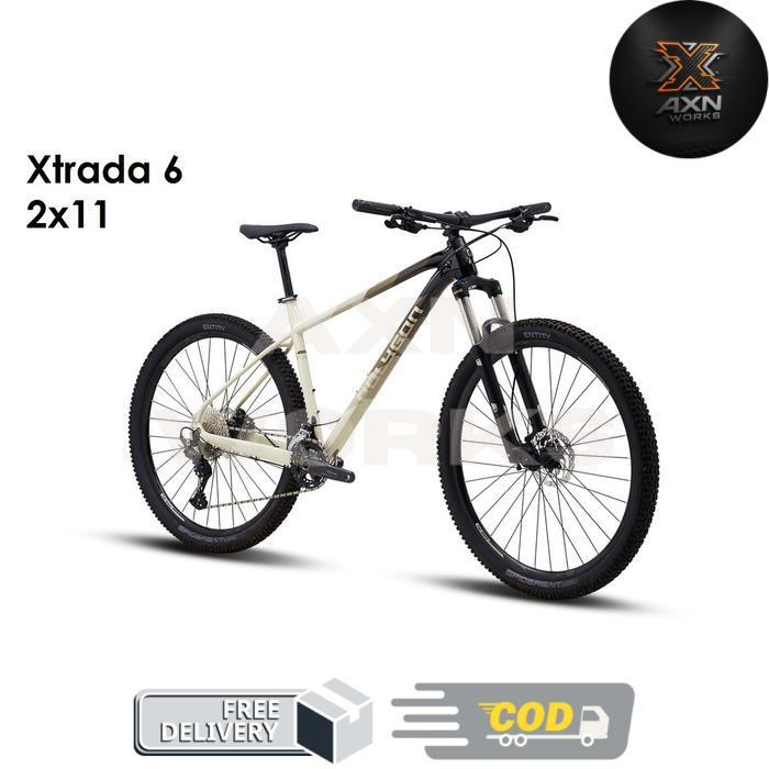 Polygon Xtrada 6 Sepeda MTB [27.5 Inch] 2x11 Speed - Cream 2x11 27,5 (S) -AXN
