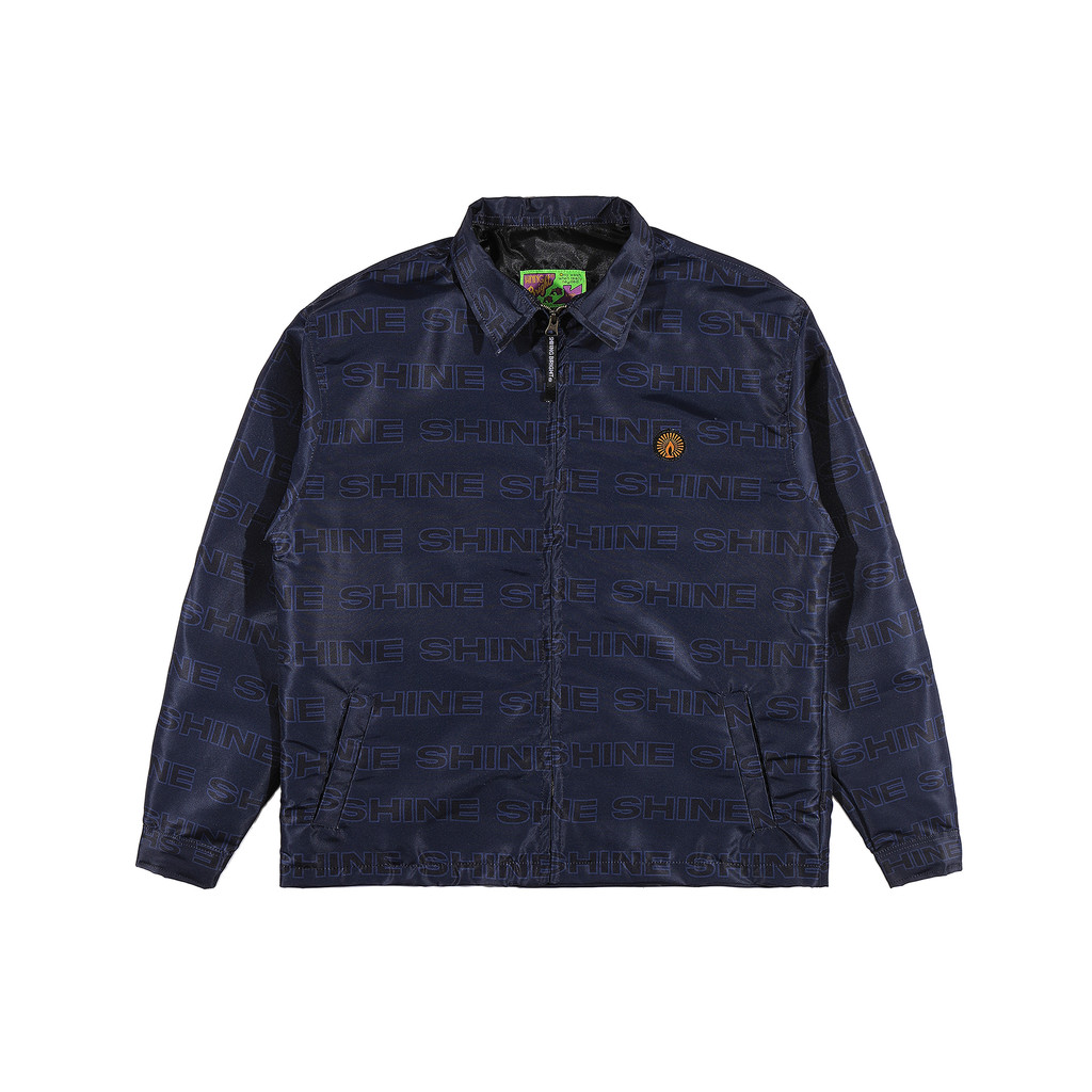 Shining Bright Monogram Work Jacket - Navy