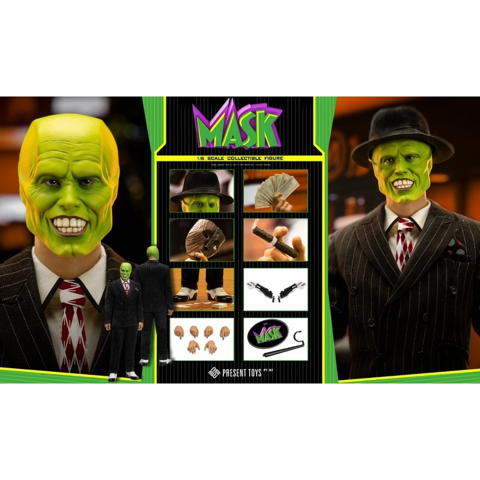 In Stock: PRESENT TOYS PT-sp91-92, PT-sp91/PT-sp92 Goofy Masked Man 1/6 Scale Articulated Action Fig