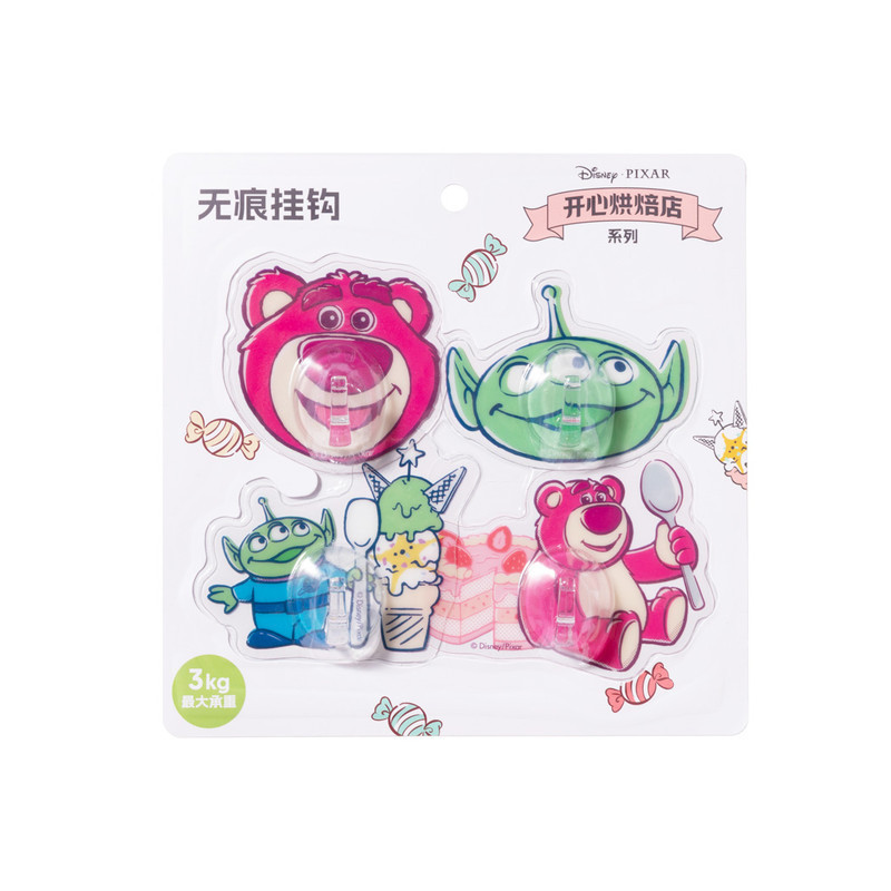 SDN DENPASAR COD Miniso Disney Pixar Food Collection Traceless Hook Miniso Gantungan Barang Cantelan