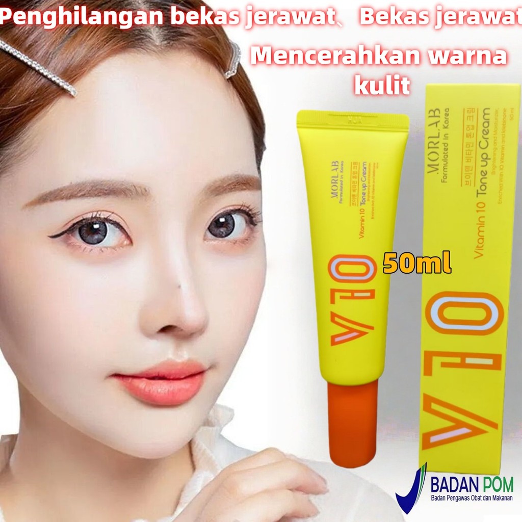 MORLAB - Krim Pencerah Vitamin V10 - 50ml
